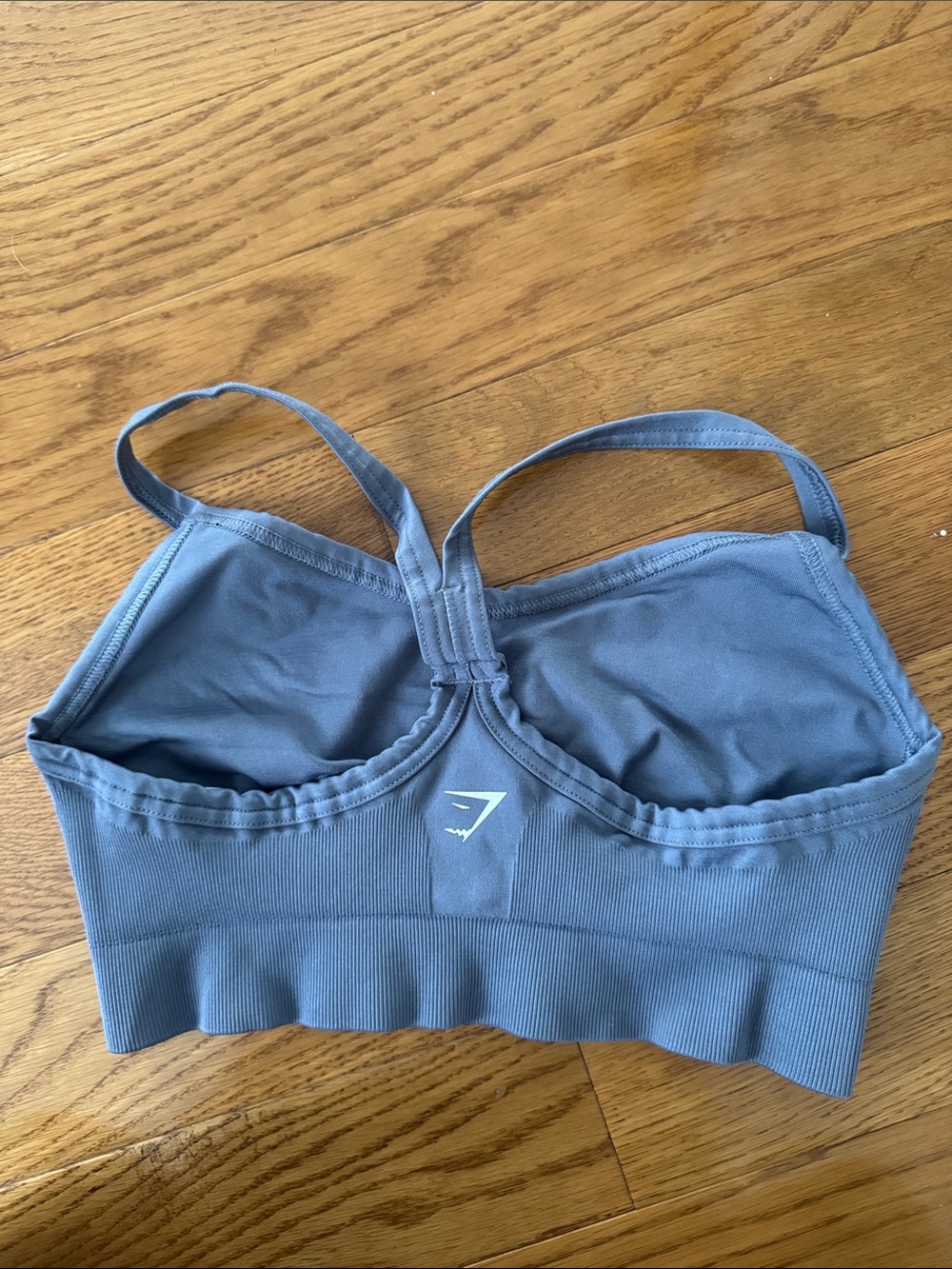 Gymshark Steel Blue Seamless Sports 3 piece Set - Picture 3 of 5